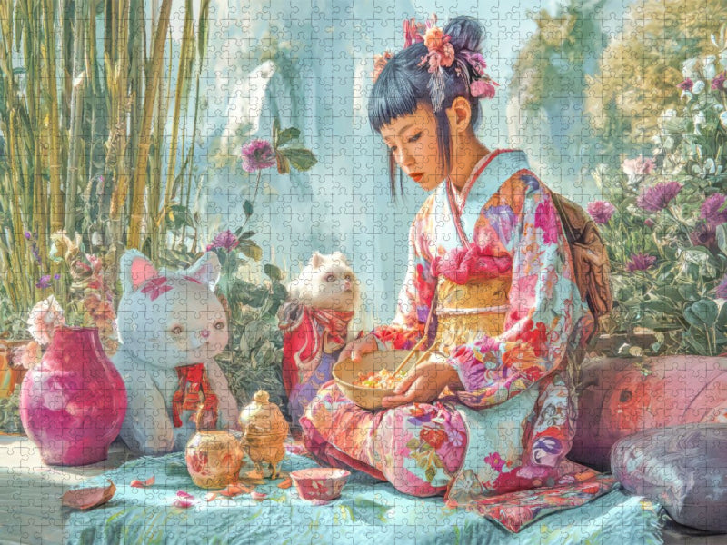 Japanische Anime - CALVENDO Foto-Puzzle'