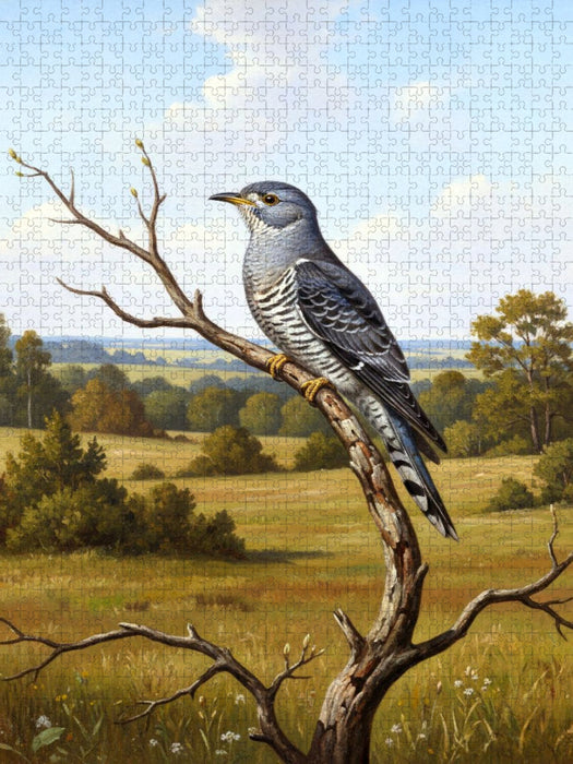 Kuckuck als Gemälde - CALVENDO Foto-Puzzle'