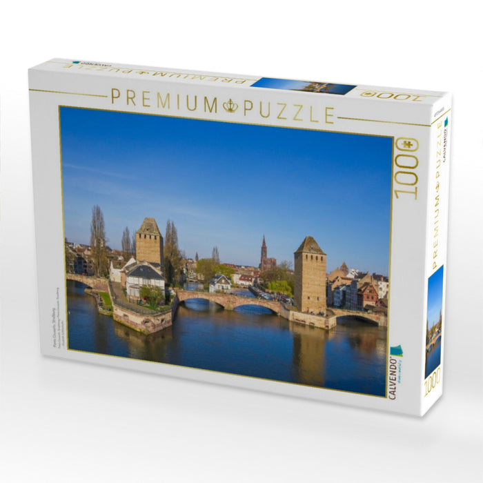 Ponts Couverts, Straßburg - CALVENDO Foto-Puzzle'