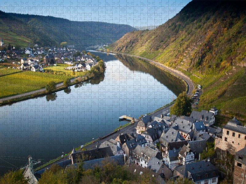 Beilstein, Mosel, Rheinland-Pfalz,Deutschland - CALVENDO Foto-Puzzle'