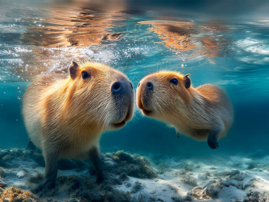 Unter Wasser ist es auch ganz schön - CALVENDO Foto-Puzzle'