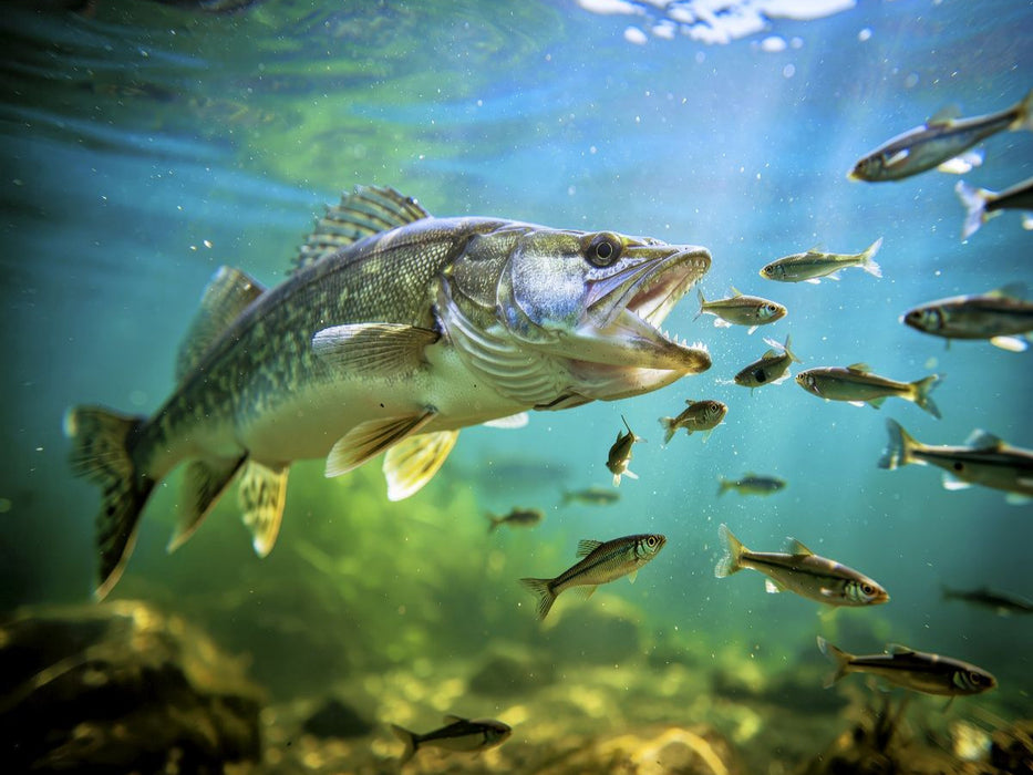 Zander im See – einfach unwiderstehlich. - CALVENDO Foto-Puzzle'