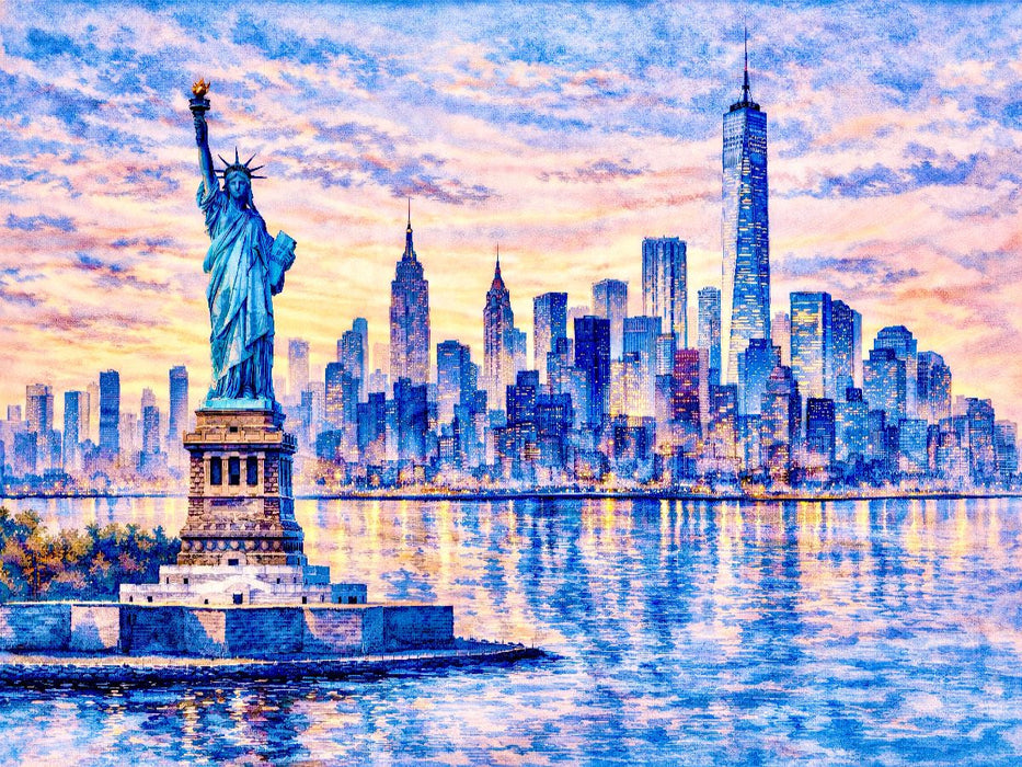 Freiheitsstatue in New York - CALVENDO Foto-Puzzle'