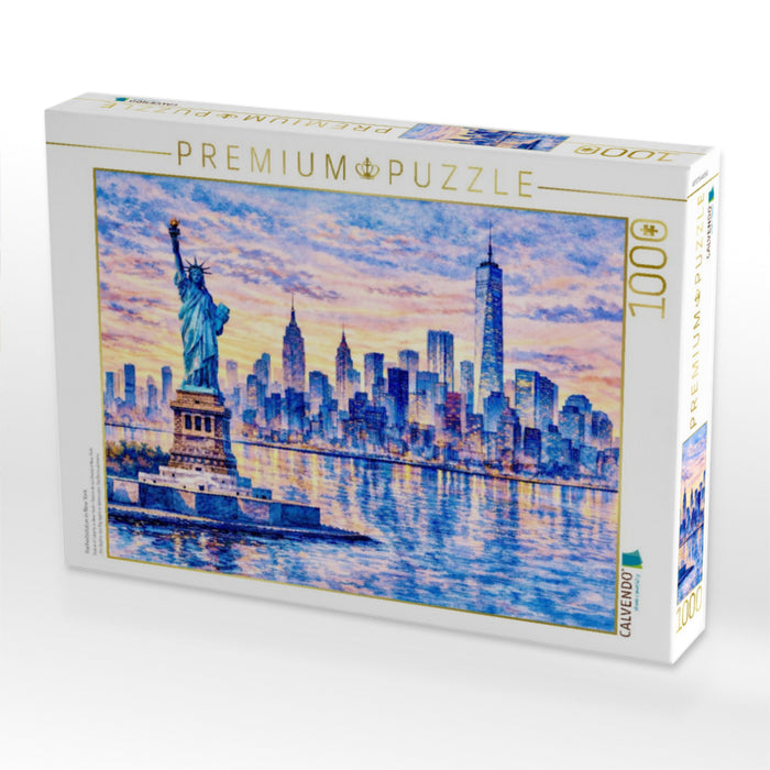 Freiheitsstatue in New York - CALVENDO Foto-Puzzle'