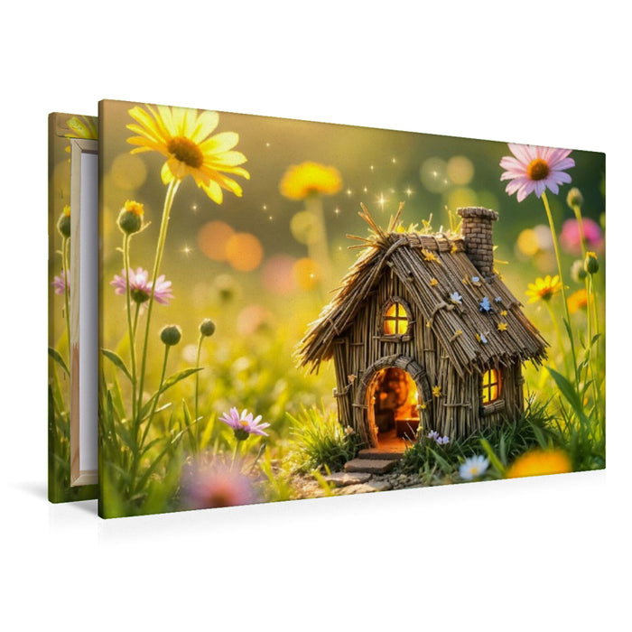 Premium Textil-Leinwand Sommerlicht im Feenhaus