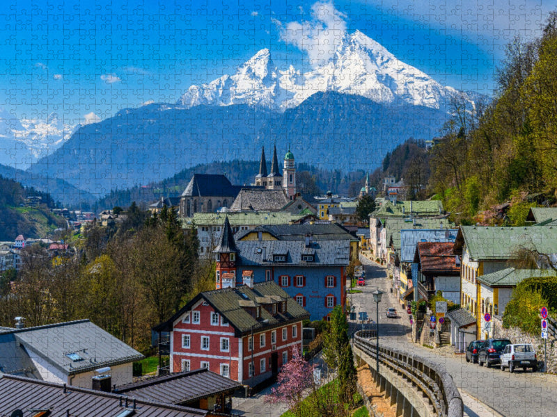 Blick auf Berchtesgaden, Berchtesgaden - CALVENDO Foto-Puzzle'