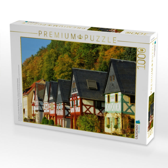 Ein Motiv aus dem Kalender Bad Schandau – Im Herzen der Sächsischen Schweiz - CALVENDO Foto-Puzzle'