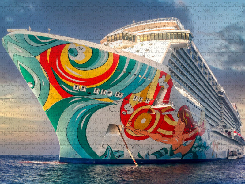 Norwegian Getaway - CALVENDO Foto-Puzzle'