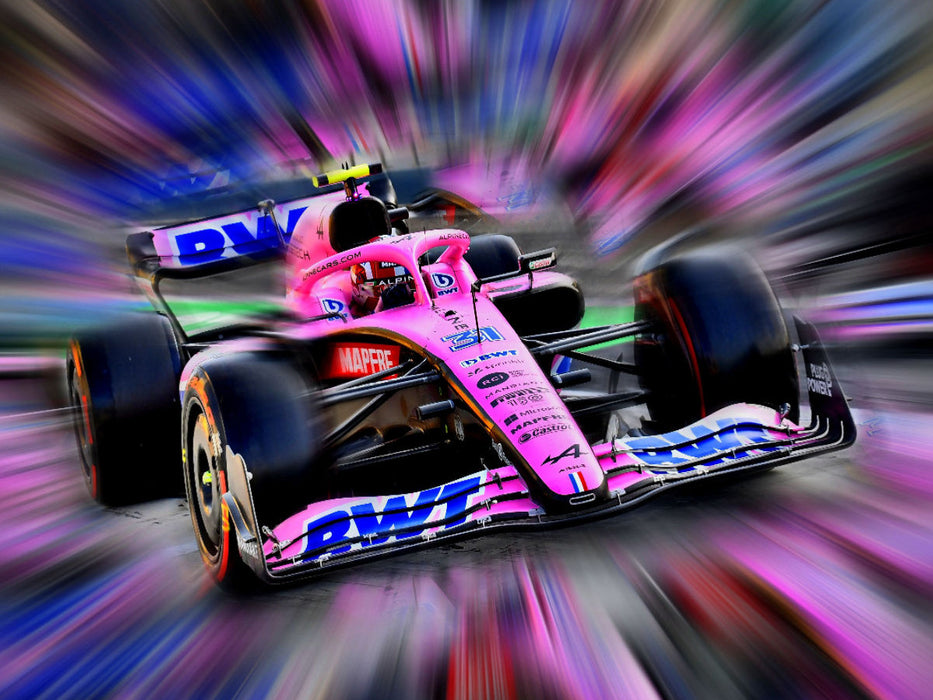 Der Franzose Esteban Ocon gewann erstmals 2021 einen Grand Prix und startet für das Team Alpine F1. - CALVENDO Foto-Puzzle'