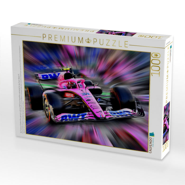 Der Franzose Esteban Ocon gewann erstmals 2021 einen Grand Prix und startet für das Team Alpine F1. - CALVENDO Foto-Puzzle'