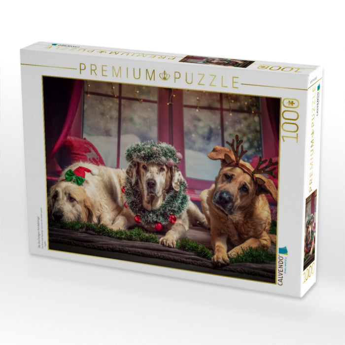 Die drei heiligen Hundekönige - CALVENDO Foto-Puzzle'