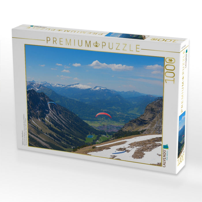 Talblick vom Nebelhorn - CALVENDO Foto-Puzzle'