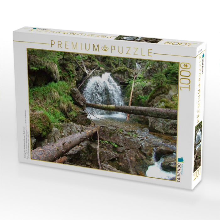 Abstieg über die Rieslochfälle nach Bodenmais - CALVENDO Foto-Puzzle'
