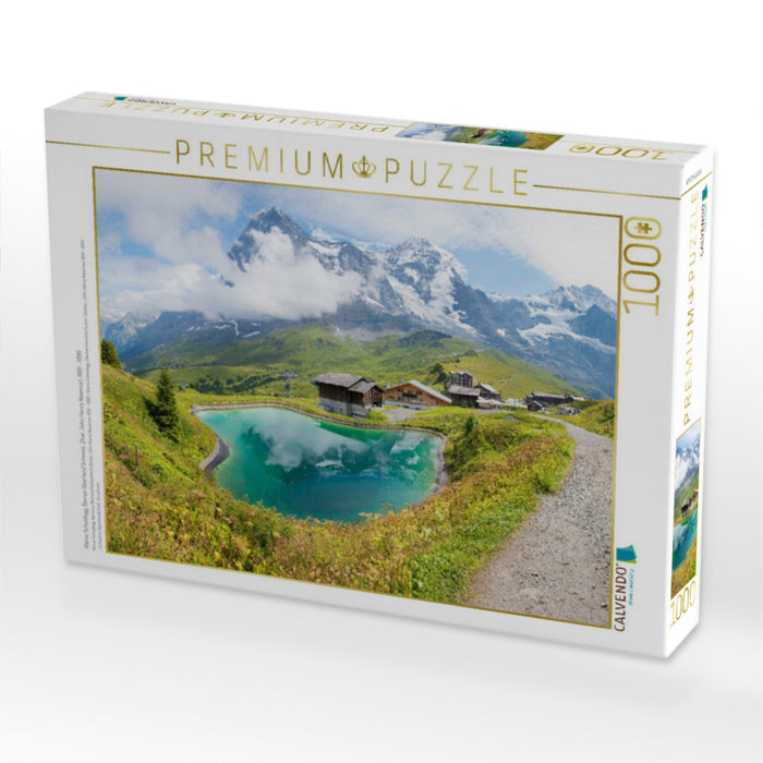 Kleine Scheidegg, Berner Oberland Schweiz. Zitat: John Henry Newman, 1801 - 1890 - CALVENDO Foto-Puzzle'