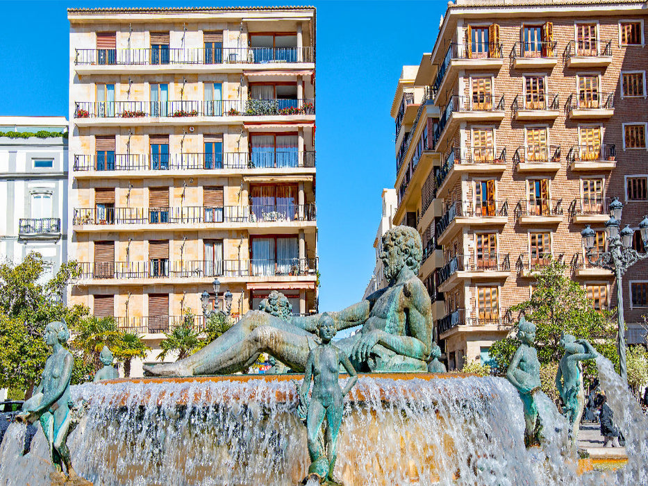 Turia-Brunnen - CALVENDO Foto-Puzzle'