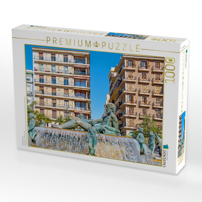 Turia-Brunnen - CALVENDO Foto-Puzzle'
