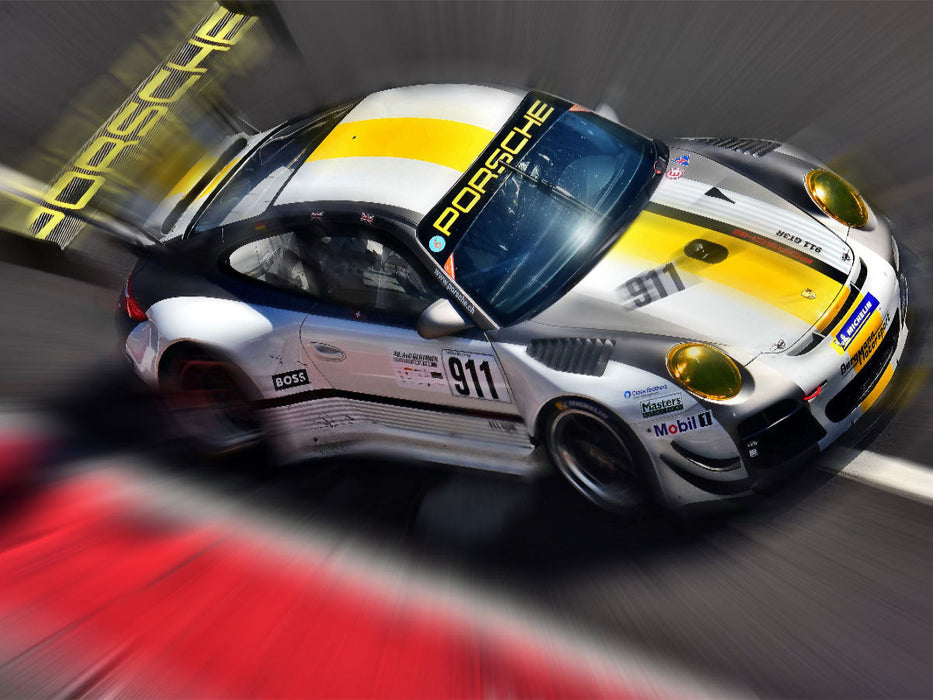 Porsche 911 GT3 - der Sportwagen ist in zahllosen Wettbewerben unterwegs. - CALVENDO Foto-Puzzle'