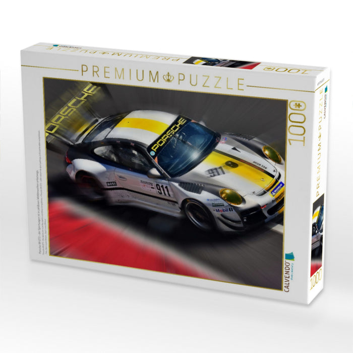 Porsche 911 GT3 - der Sportwagen ist in zahllosen Wettbewerben unterwegs. - CALVENDO Foto-Puzzle'