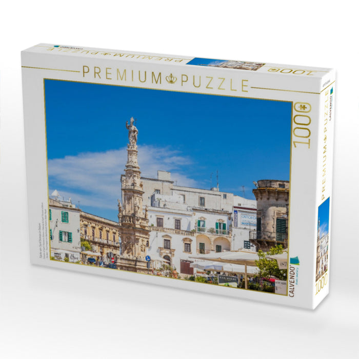 Säule von Sant'Oronzo in Ostuni - CALVENDO Foto-Puzzle'