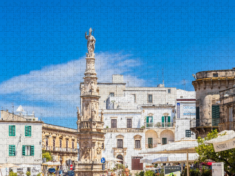 Säule von Sant'Oronzo in Ostuni - CALVENDO Foto-Puzzle'