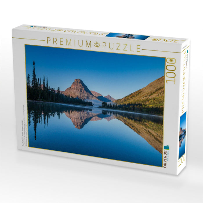 Two Medicine Lake mit Sinopah Mountain - CALVENDO Foto-Puzzle'