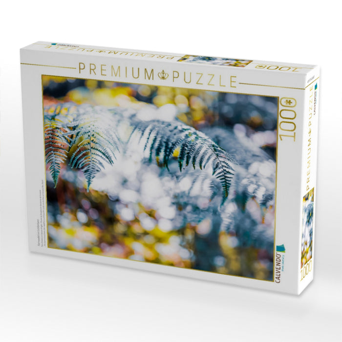 Farnwedel im Lichtertanz - CALVENDO Foto-Puzzle'