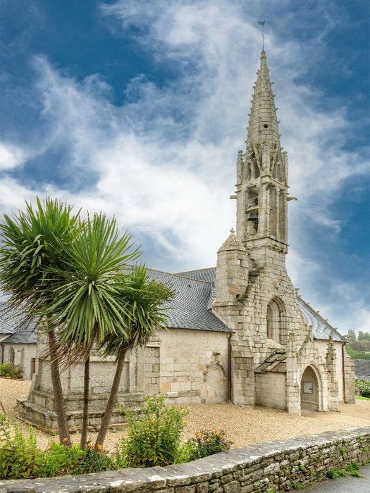 Église Notre-Dame-d´Izel-Vor bei Fouesnant - CALVENDO Foto-Puzzle'