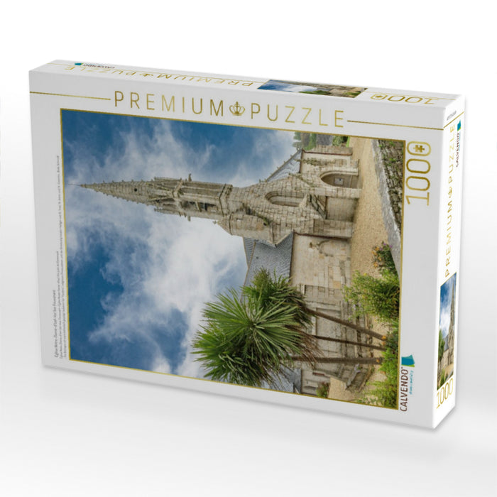 Église Notre-Dame-d´Izel-Vor bei Fouesnant - CALVENDO Foto-Puzzle'