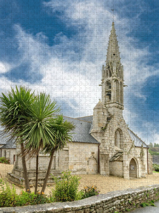 Église Notre-Dame-d´Izel-Vor bei Fouesnant - CALVENDO Foto-Puzzle'