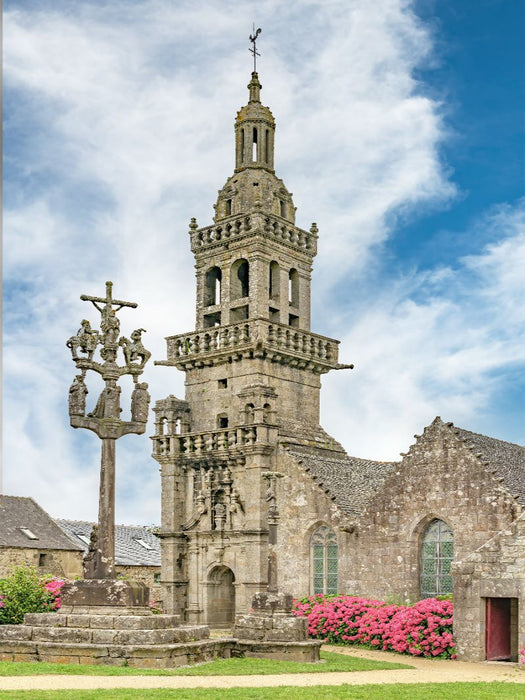 Église Sainte Marie du Menez-Hom. Ein Motiv aus dem Kalender Credo de Bretagne - CALVENDO Foto-Puzzle'