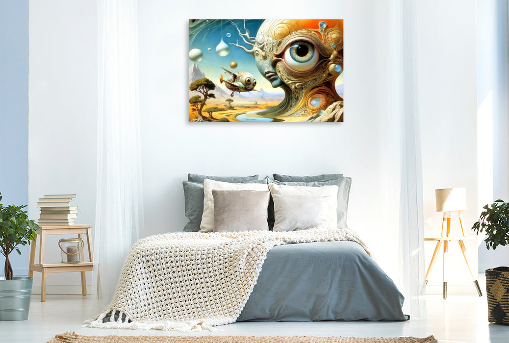 Premium Textil-Leinwand Fantastischer Ausflug