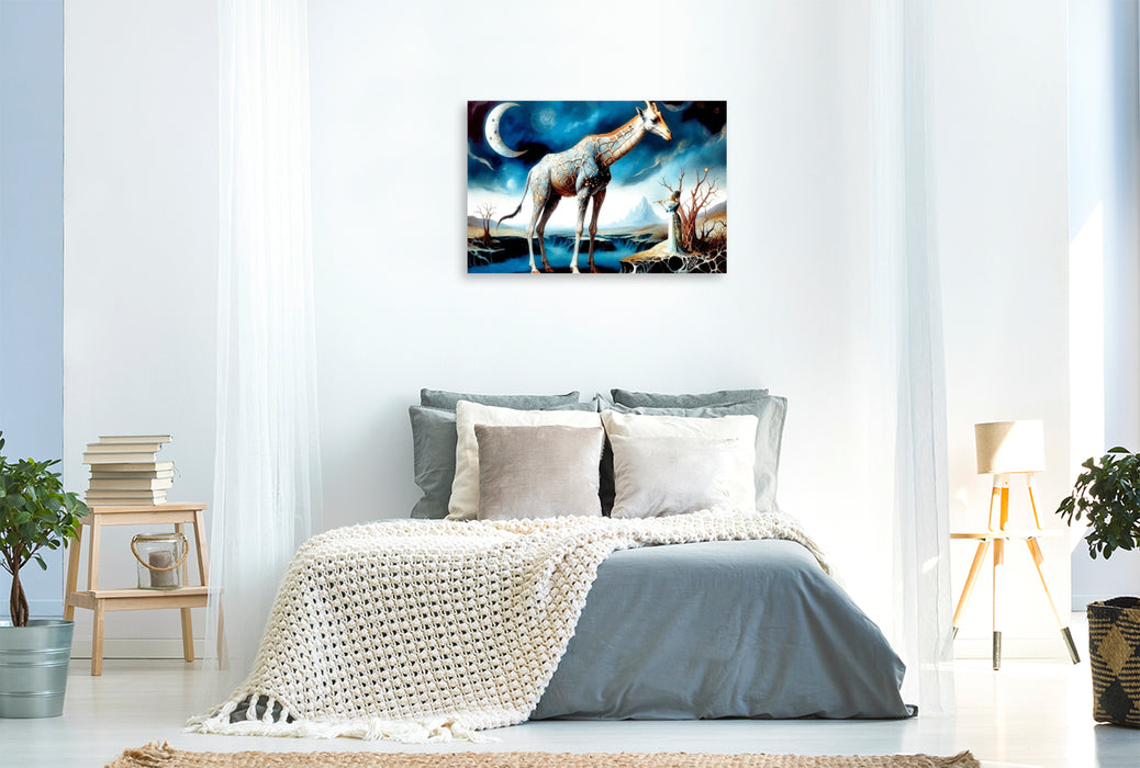 Premium Textil-Leinwand Halbmondserenade