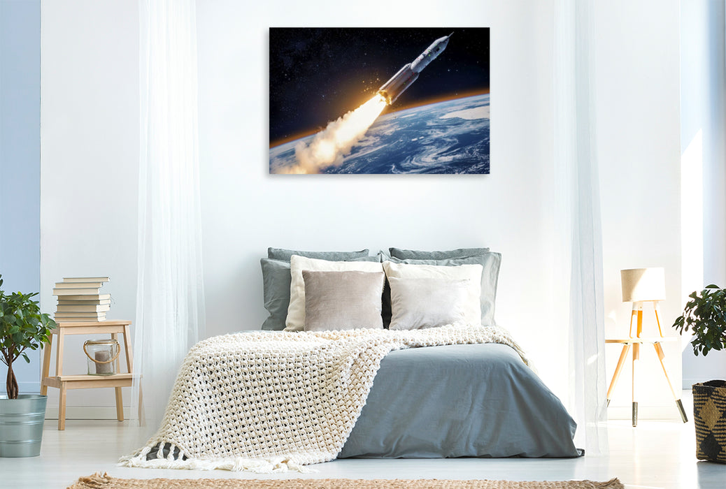 Premium Textil-Leinwand Bereit für den Countdown in eine neue Ära.