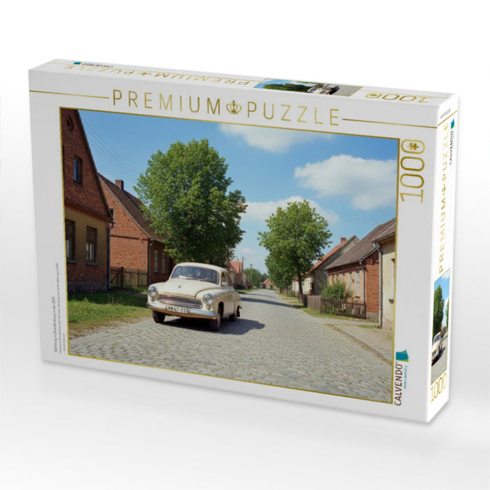 Wartburg in Brandenburg in der DDR - CALVENDO Foto-Puzzle'