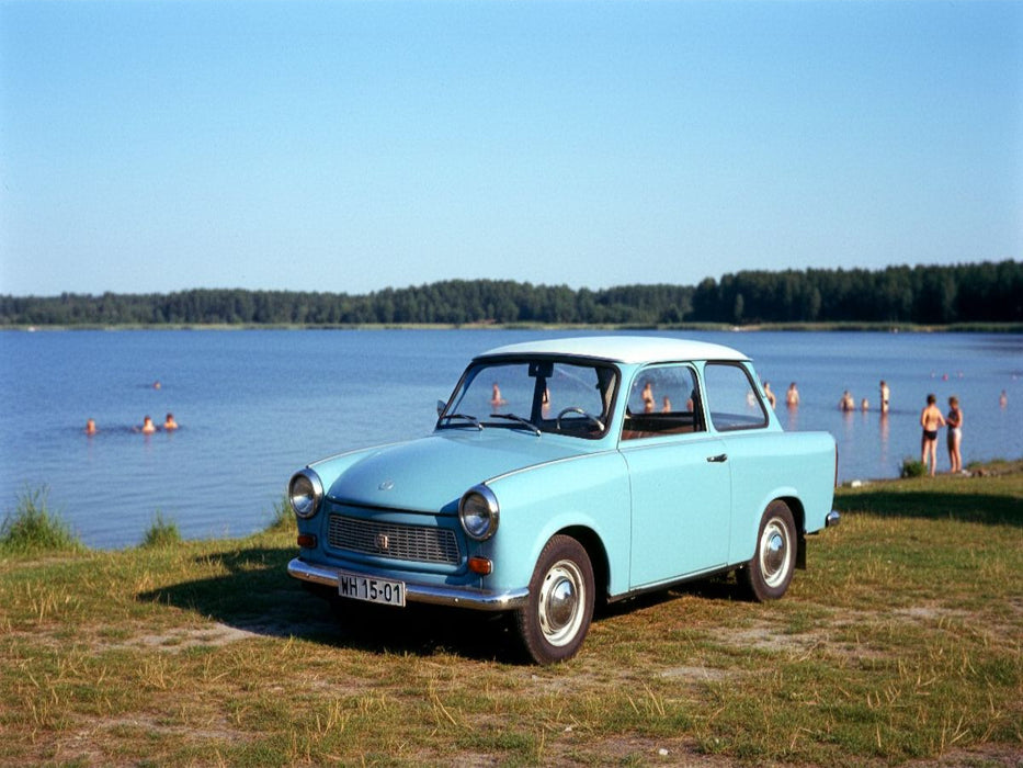 Trabant am See - CALVENDO Foto-Puzzle'