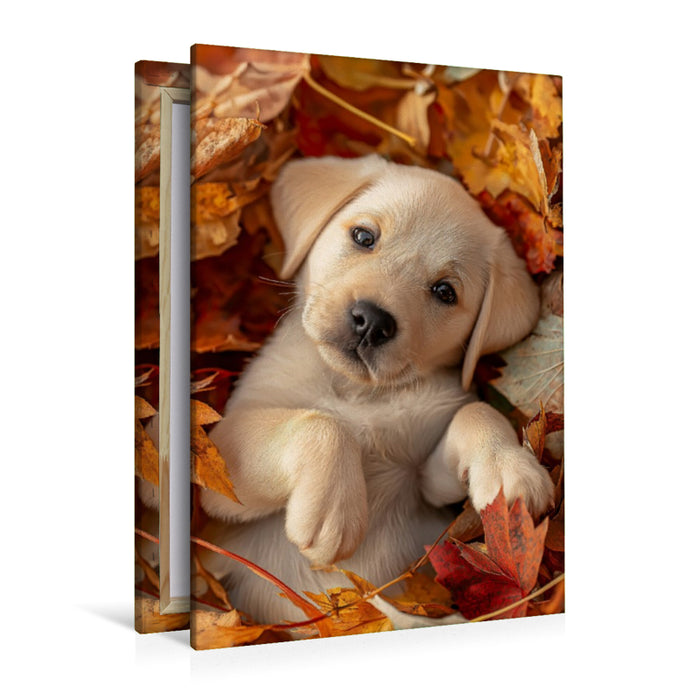 Premium Textil-Leinwand Ein Motiv aus dem Kalender Mein Jahr mit Labradors