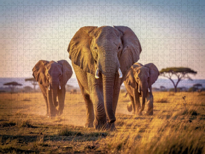 Wenn Instinkt auf Intelligenz trifft. - CALVENDO Foto-Puzzle'