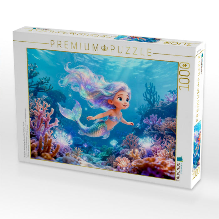 Mystische Meerjungfrau Sternzeichen Fantasy Puzzle - CALVENDO Foto-Puzzle'