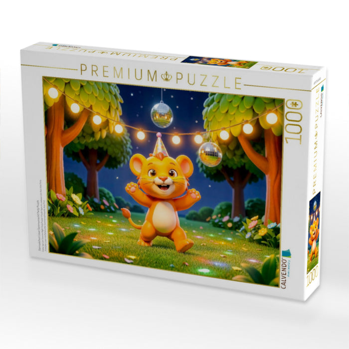 Sternzeichen Löwe Sommernacht Party Puzzle - CALVENDO Foto-Puzzle'
