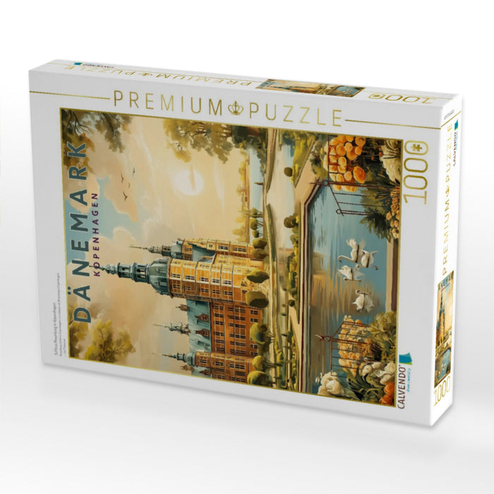 Schloss Rosenborg in Kopenhagen - CALVENDO Foto-Puzzle'