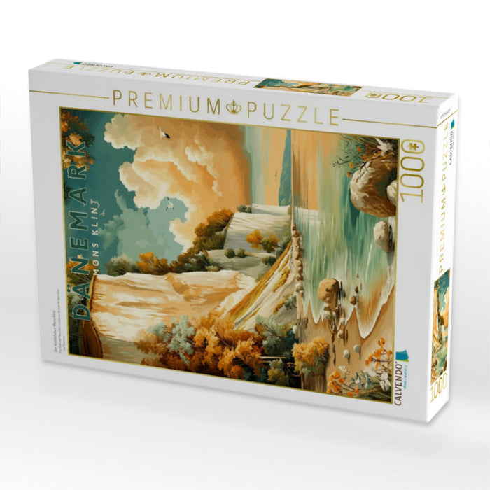 Der Kreidefelsen Møns Klint - CALVENDO Foto-Puzzle'