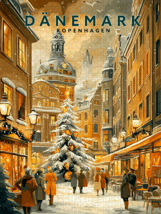 Weihnachtszeit in Kopenhagen - CALVENDO Foto-Puzzle'
