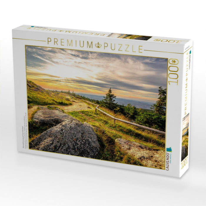 Abendstimmung auf dem Brocken - CALVENDO Foto-Puzzle'