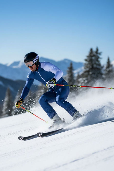 Premium Textil-Leinwand Riesenslalom
