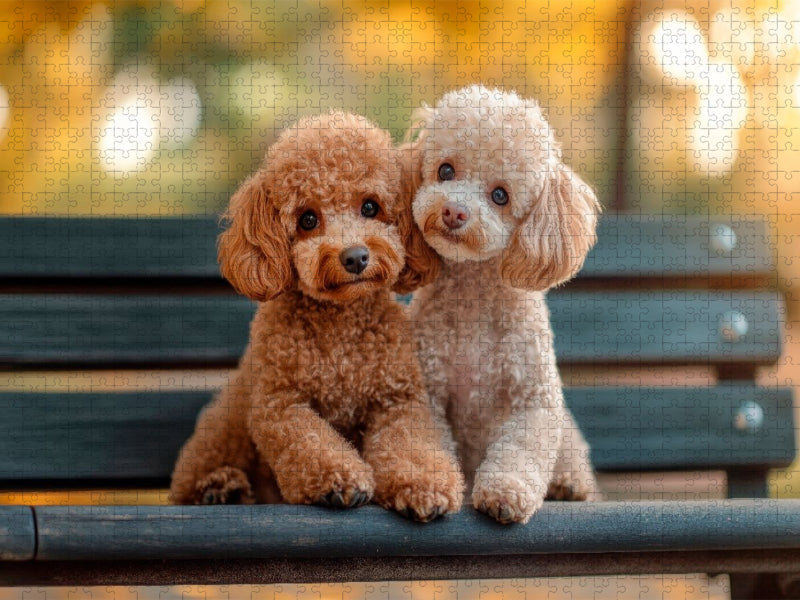 Stiller Moment voller Vertrautheit - CALVENDO Foto-Puzzle'