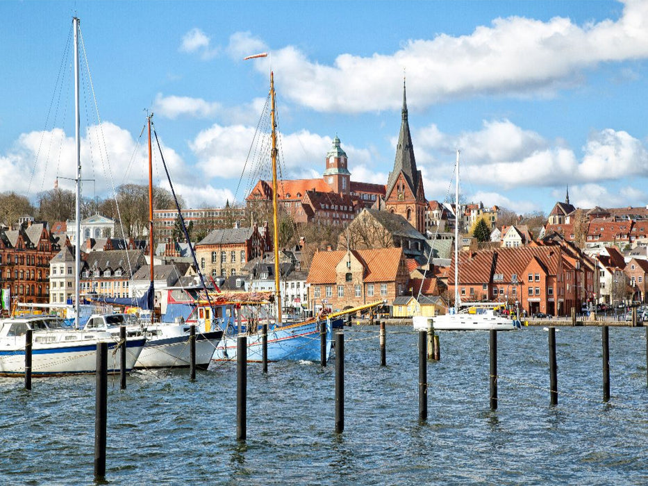 Blick auf Flensburg - CALVENDO Foto-Puzzle'