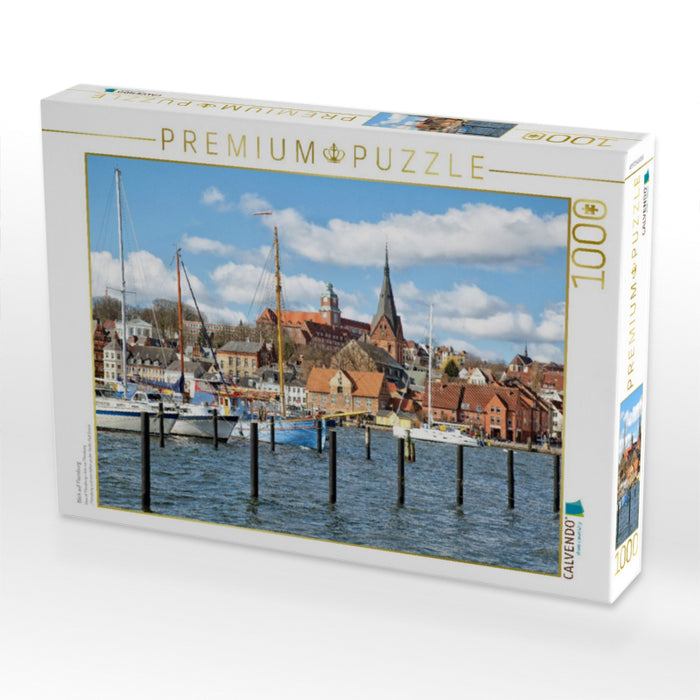 Blick auf Flensburg - CALVENDO Foto-Puzzle'
