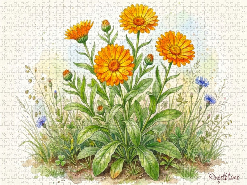 Ringelblume - CALVENDO Foto-Puzzle'