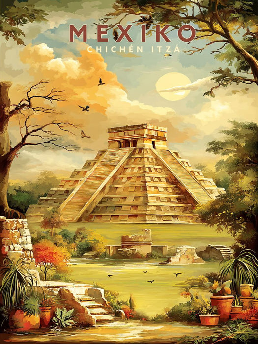 Chichén Itzá auf Yucatán - CALVENDO Foto-Puzzle'