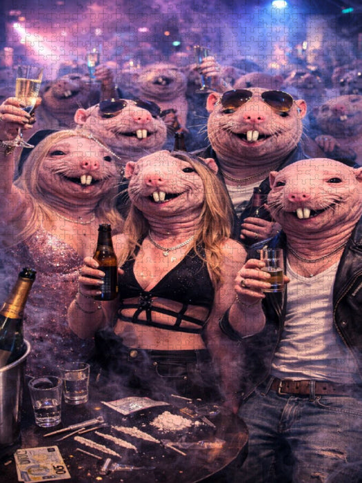 Die Partyratten - CALVENDO Foto-Puzzle'